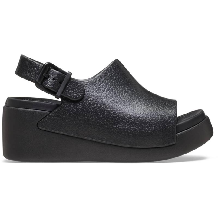 Comfortable Platform Sandals for Women with Wide Band Slingback Strap Chunky Wedge Slide Style