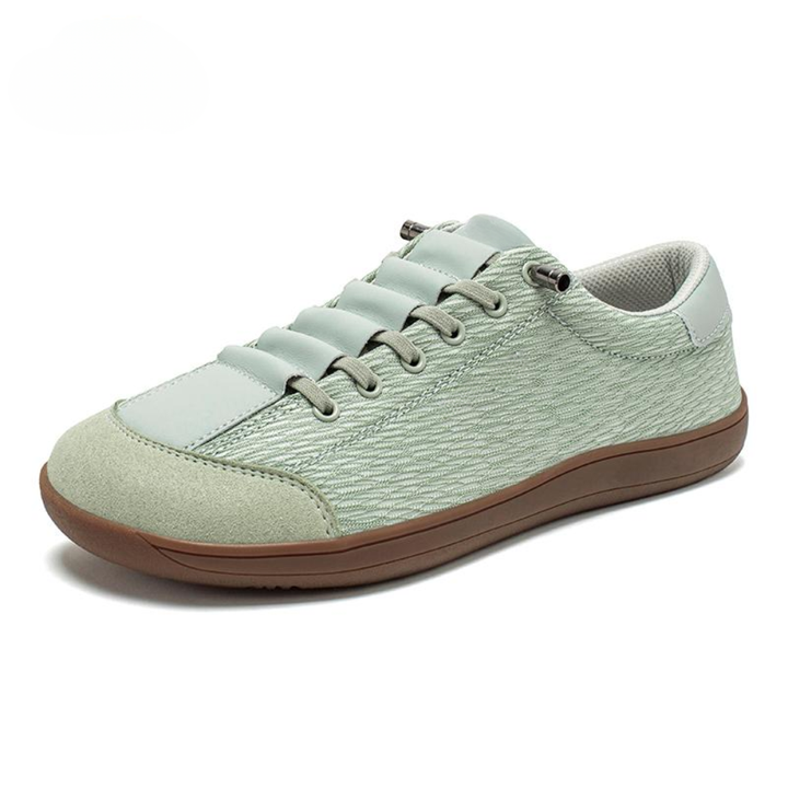 Comfortable Trainers for Women with Ombre Fade Canvas Upper Lace Up Low Top Sneaker Style