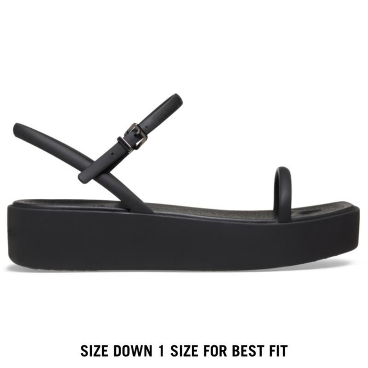Comfortable Platform Sandals for Women with Toe Loop Ankle Buckle Cushioned Foam Slide Style