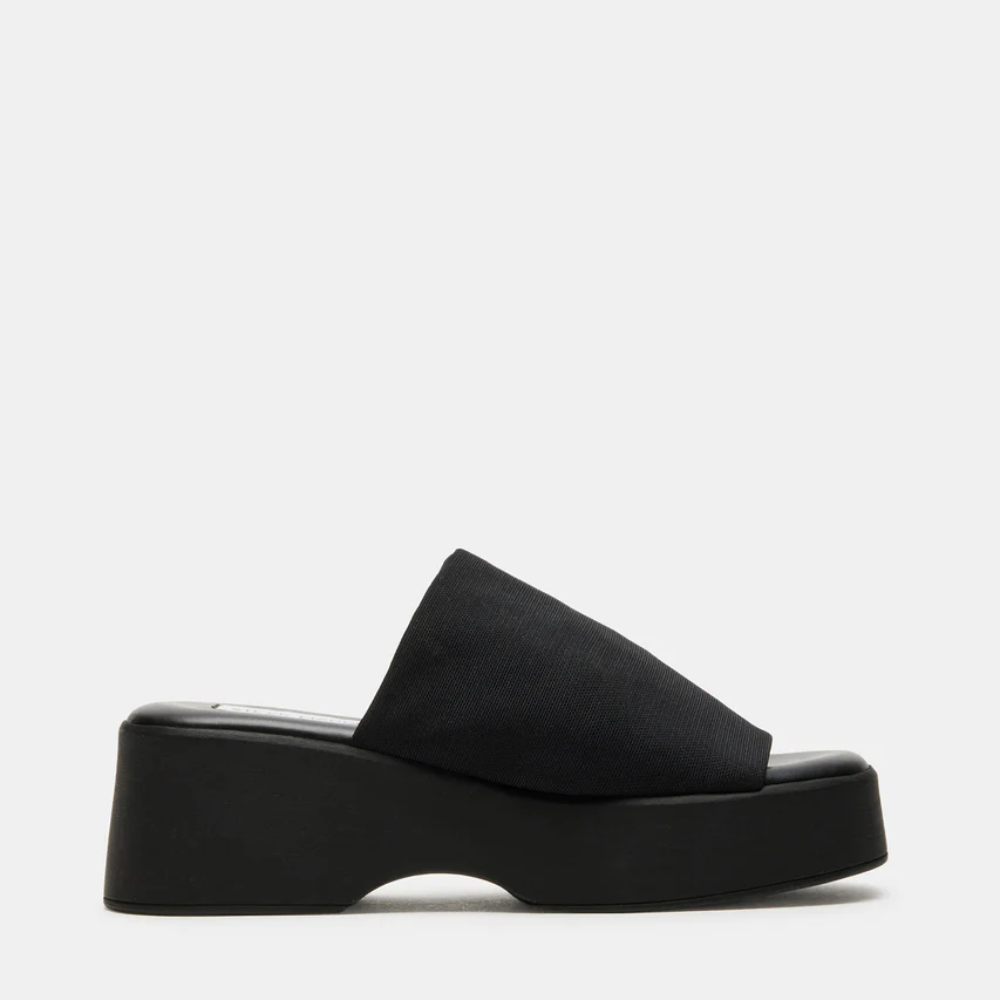 Comfortable Platform Sandals for Women with Wide Single Band Chunky Flatform Slide Style