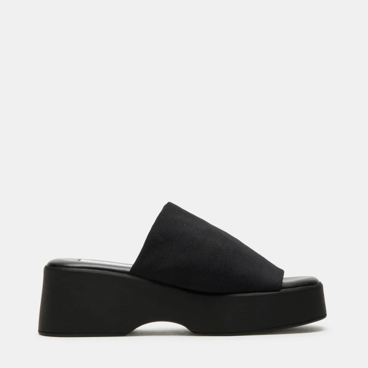 Comfortable Platform Sandals for Women with Wide Single Band Chunky Flatform Slide Style