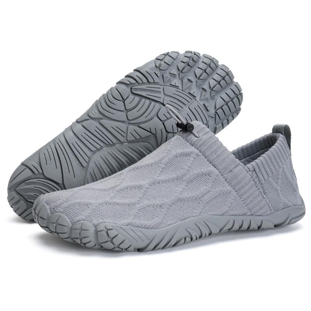 Comfortable Trainers for Women with Wide Toe Box Knit Upper Slip On Barefoot Minimalist Style