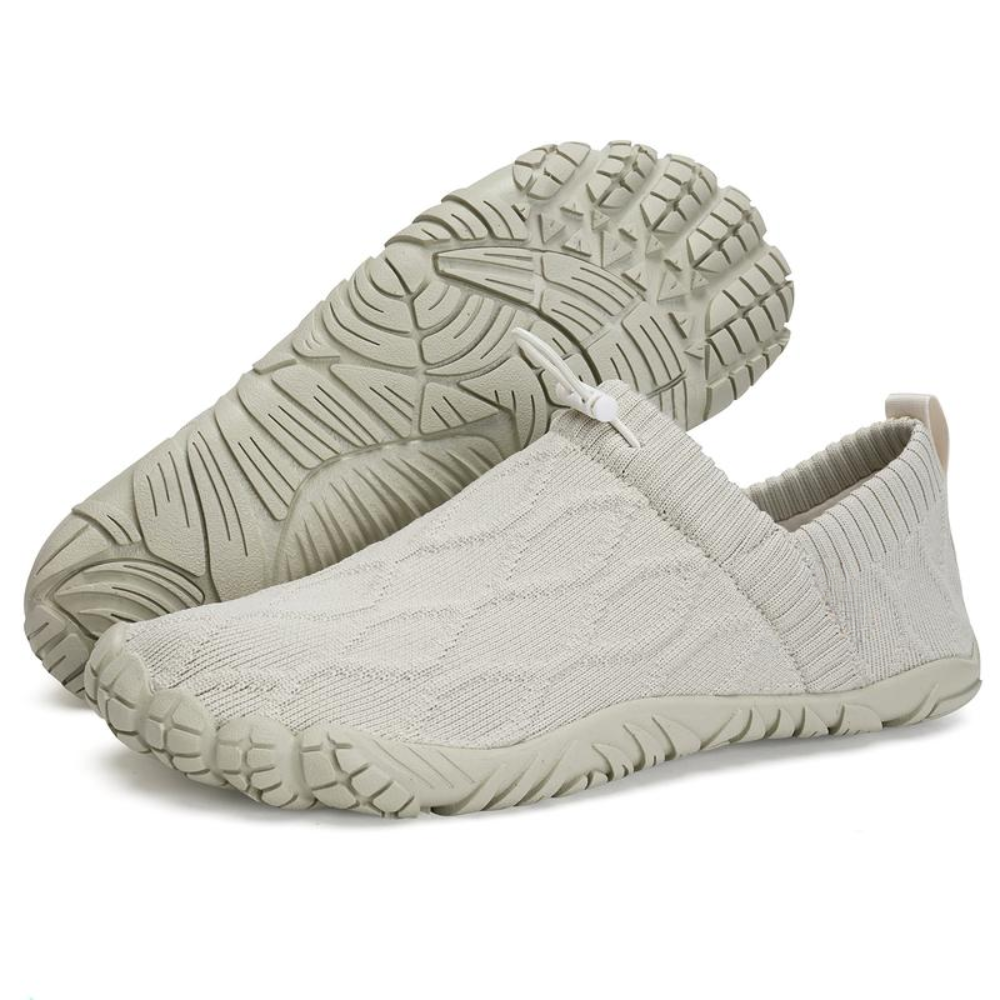 Comfortable Trainers for Women with Wide Toe Box Knit Upper Slip On Barefoot Minimalist Style