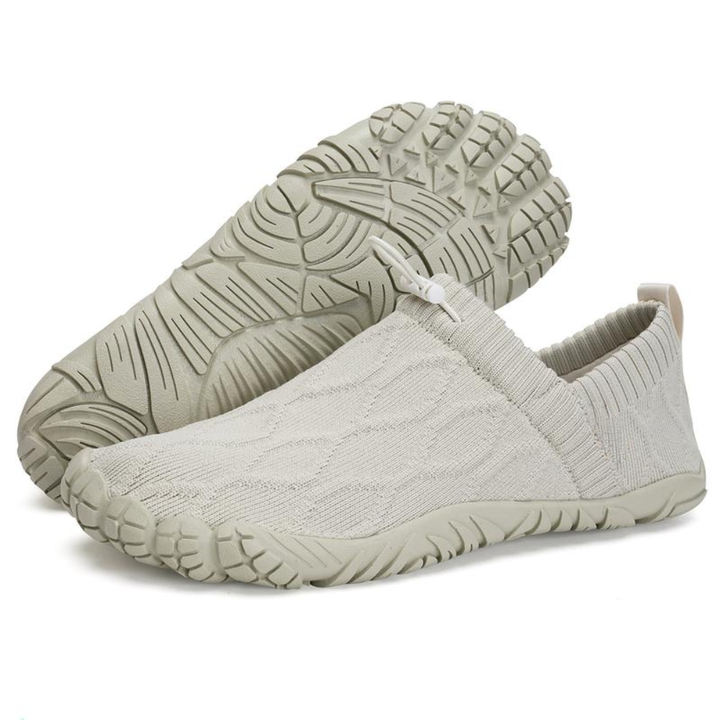 Comfortable Trainers for Women with Wide Toe Box Knit Upper Slip On Barefoot Minimalist Style