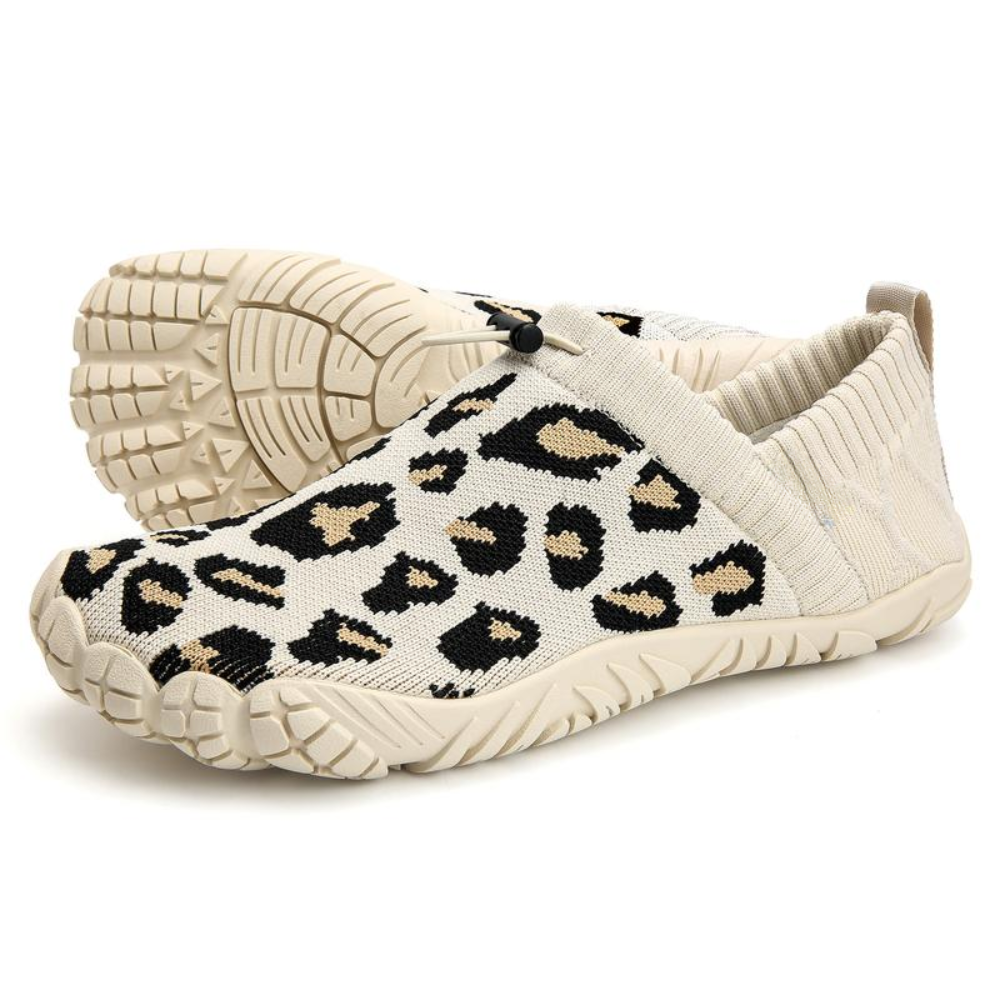 Comfortable Trainers for Women with Wide Toe Box Knit Upper Slip On Barefoot Minimalist Style