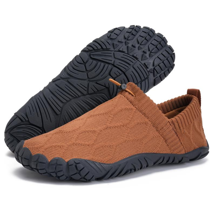 Comfortable Trainers for Women with Wide Toe Box Knit Upper Slip On Barefoot Minimalist Style